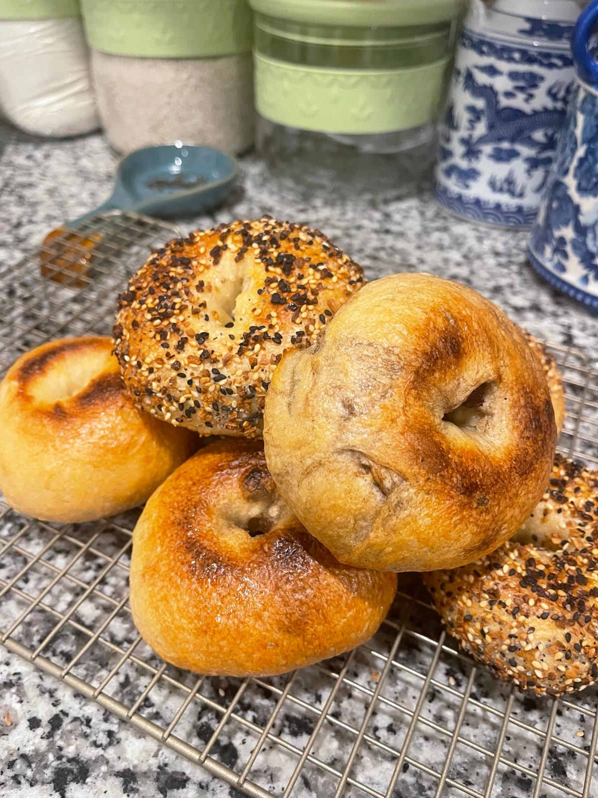 Sourdough Bagels