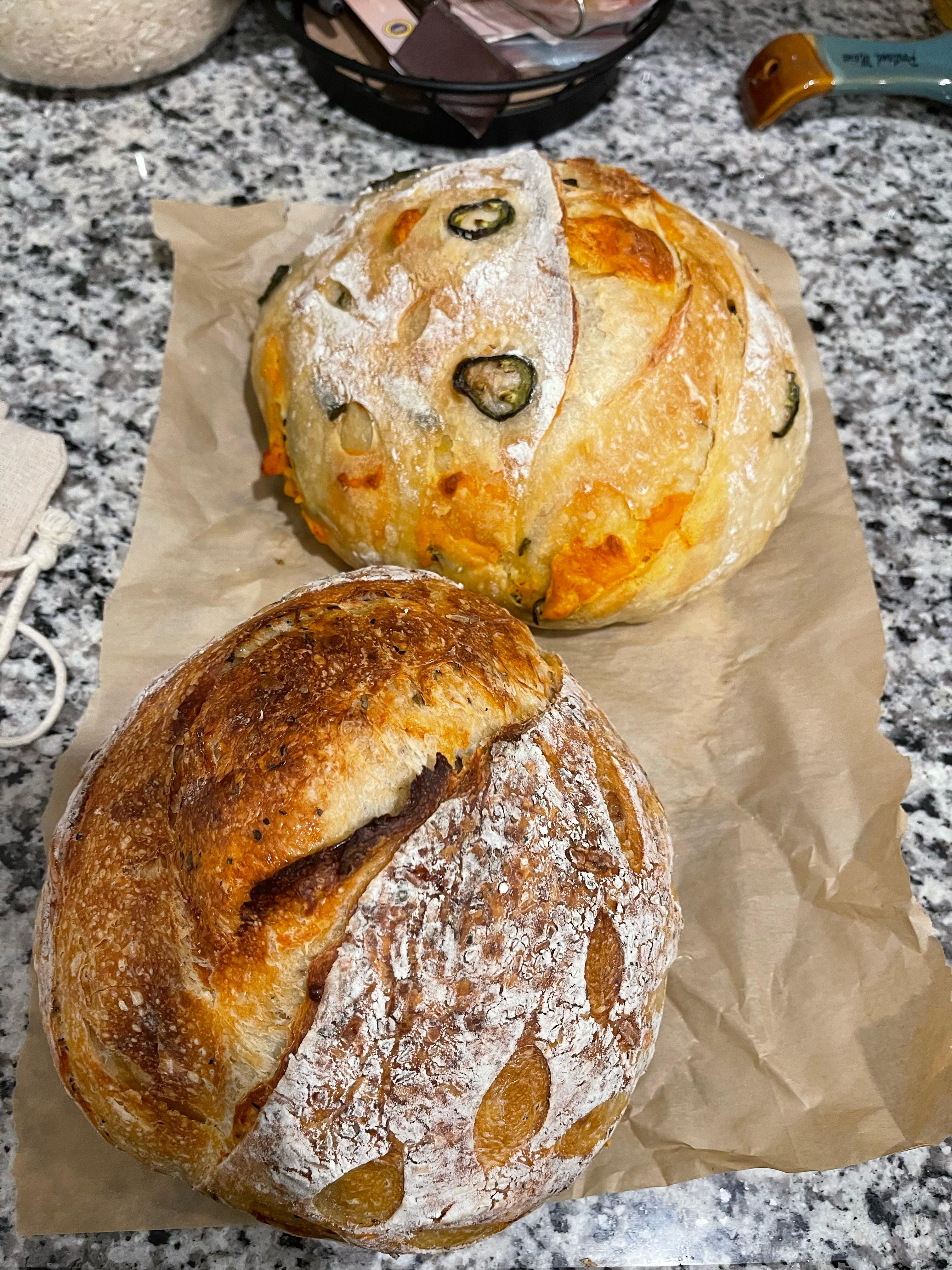 Jalapeño Aged Cheddar Sourdough
